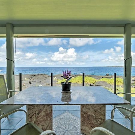 Direct Oceanfront, Big Island Home Keaau Buitenkant foto