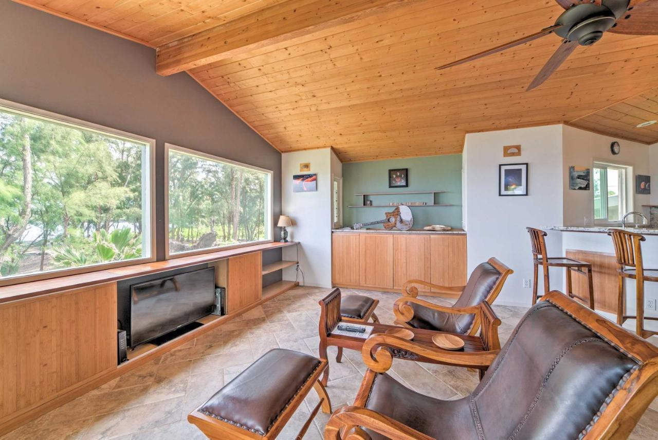 Direct Oceanfront, Big Island Home Keaau Buitenkant foto