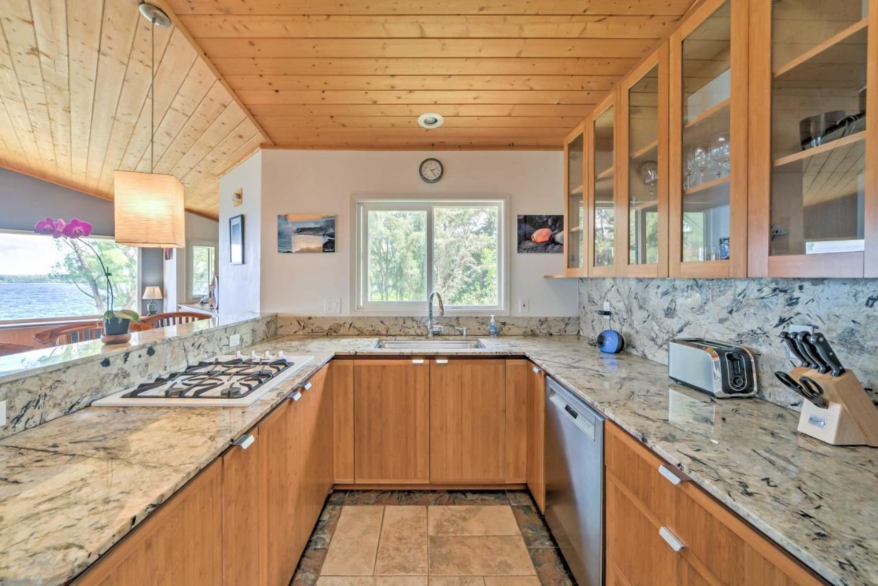 Direct Oceanfront, Big Island Home Keaau Buitenkant foto