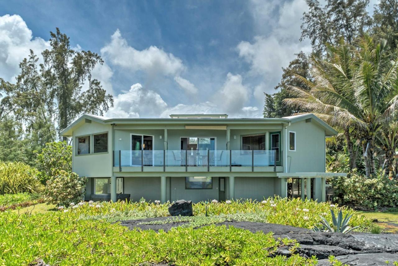 Direct Oceanfront, Big Island Home Keaau Buitenkant foto