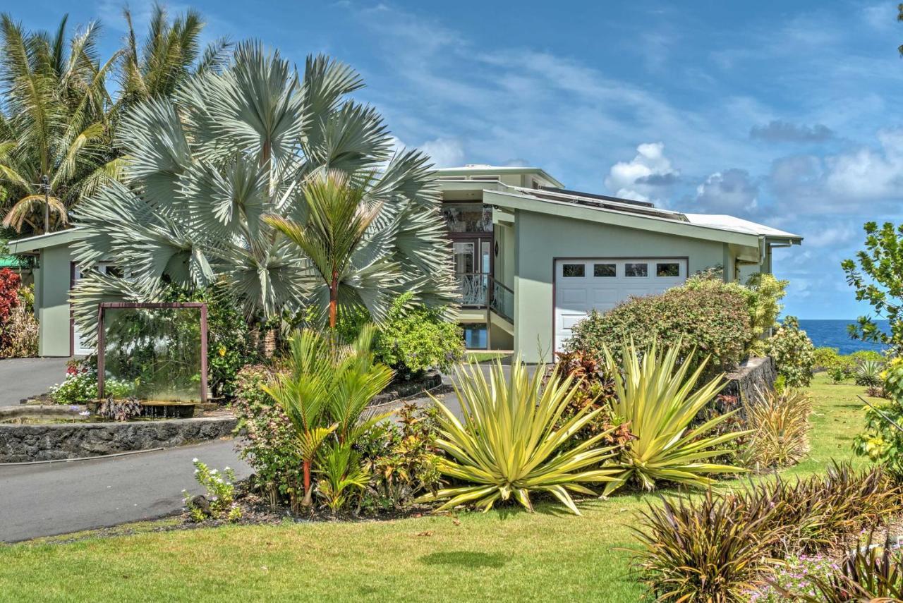 Direct Oceanfront, Big Island Home Keaau Buitenkant foto